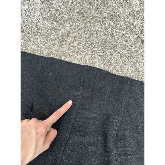 Torrid Flare Metallic Glitter Black Stretch Lurex High Rise Pull-on Pants 3X - Picture 11 of 11